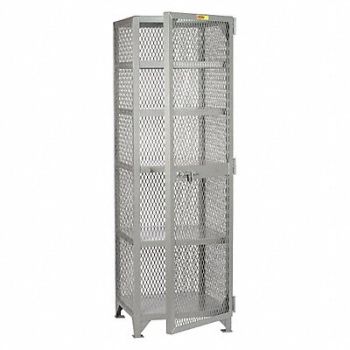 LITTLE GIANT StrgLckr 78 x25 x27 Gray 5Shlv, 34AV18