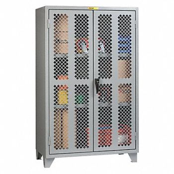 LITTLE GIANT Storage Cabinet 78 x30 x60 Gray 2Shlv, 34AV38