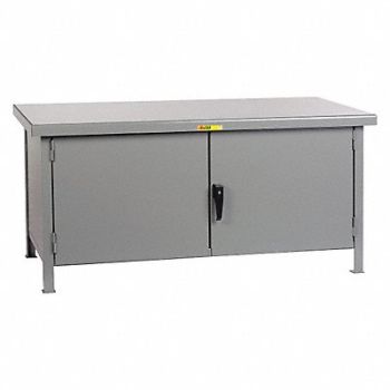 LITTLE GIANT Cabinet Workbench Steel 72 W 36 D, 34AW19