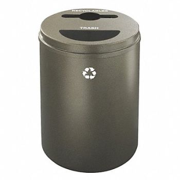 GLARO Recycling Container Brown 33 gal., 34AW52