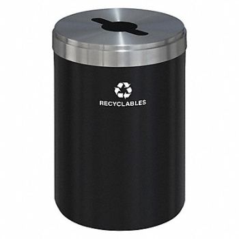GLARO Recycling Container Black 41 gal., 34AW62