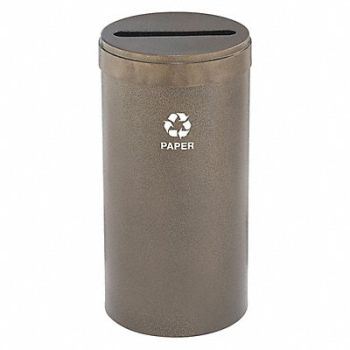 GLARO Recycling Container Brown 23 gal., 34AW64