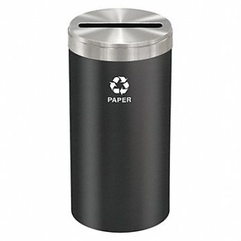 GLARO Recycling Container Black 23 gal., 34AW65