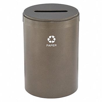 GLARO Recycling Container Brown 41 gal., 34AW67