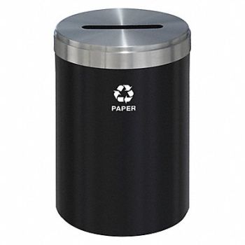 GLARO Recycling Container Black 41 gal., 34AW68