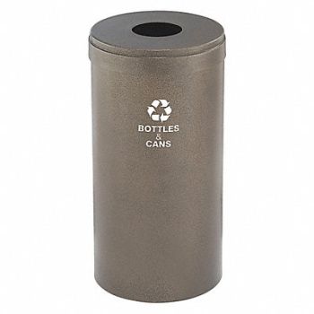 GLARO Recycling Container Brown 23 gal., 34AW70