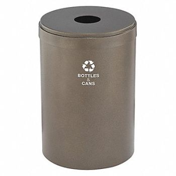 GLARO Recycling Container Brown 41 gal., 34AW73