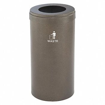 GLARO Recycling Container Brown 23 gal., 34AW76