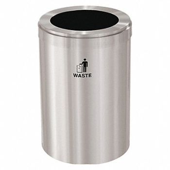 GLARO Recycling Container Silver 41 gal., 34AW78
