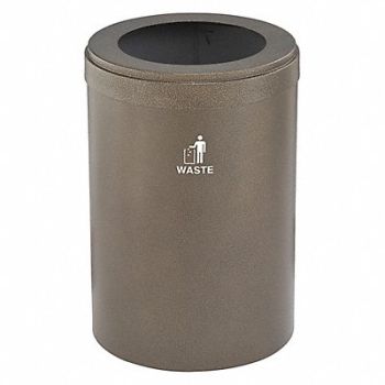 GLARO Recycling Container Brown 41 gal., 34AW79