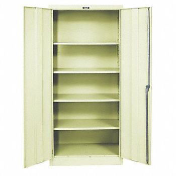 HALLOWELL Storage Cabinet 72 x48 x24 Tan 4Shlv, 34C155