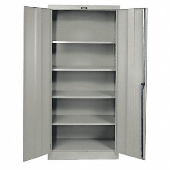 HALLOWELL Strg Cab 72 x48 x24 DrkGry 4Shlv, 34C252