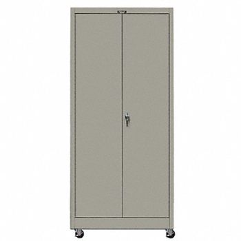 HALLOWELL Shelving Cabinet 72 H 48 W Gray, 34C254