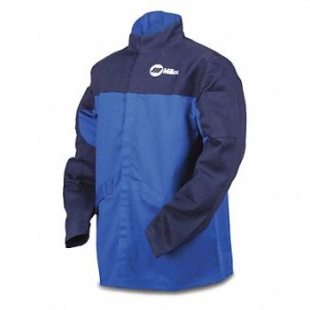 MILLER ELECTRIC Welding Jacket Royal/Nvy Ctn INDURA 2XL, 34C286