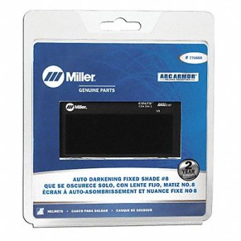 MILLER ELECTRIC Welding Lens 2 x 4 In #8 Auto-Darkening, 34C401