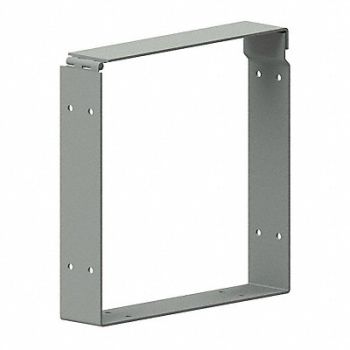 WIEGMANN Wireway Connector 6x6 Sq In Steel Gray, 2VE54