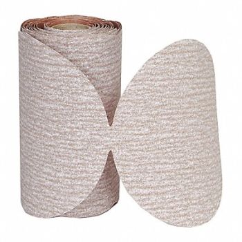 NORTON PSA Sanding Disc Roll 3 1/2 in Dia P80 G, 34CC54