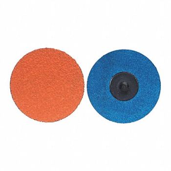 NORTON Quick Change Disc 3in.Dia. Coarse Fiber, 34CD60