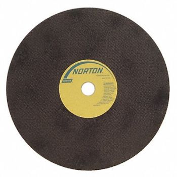 NORTON Cut-Off Wheel T1 12in.x1/16in.x1in., 34CD80
