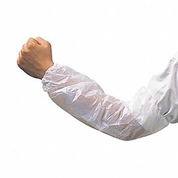 GRAINGER APPROVED Chemical Resistant Sleeves PE PK2000, 34CL49