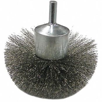 WEILER Flared End Brush Steel 3 in 16 000 RPM, 34CP55