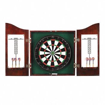 HATHAWAY Dartboard Dark Cherry 25-1/2inH x 44inW, 34CR46