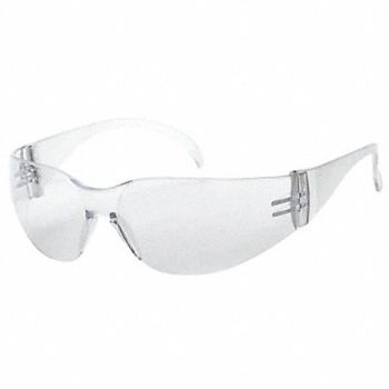 GRAINGER APPROVED Safety Glasses Clear, 34CT37