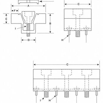 MITEE-BITE PRODUCTS INC Fixture Clamp M12 Steel, 34CV52