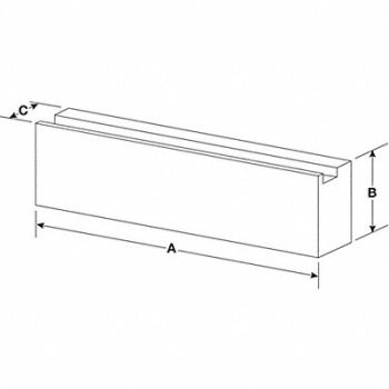 MITEE-BITE PRODUCTS INC Vise Jaw Set, 34CW69