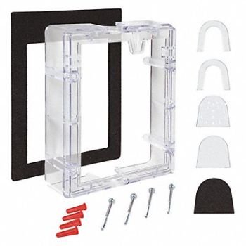 SAFETY TECHNOLOGY INTERNATIONAL Clear Conduit Spacer For Stopp, 34D252