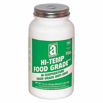 ANTI-SEIZE TECHNOLOGY Food Grade Anti-Seize 16 oz BrshTp Cn, 34D506