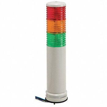 SCHNEIDER ELECTRIC Tower Light Red Orange Green Base Mount, 34D592