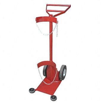 DAYTON Cylinder HandTruck 500lb 49 x17-3/8 x28, 34D683