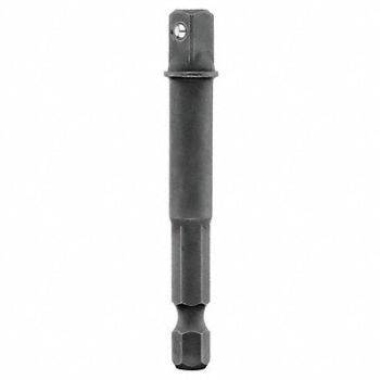 DEWALT Impct Skt Adpt Steel Blk 1/4 in PK25, 34D710