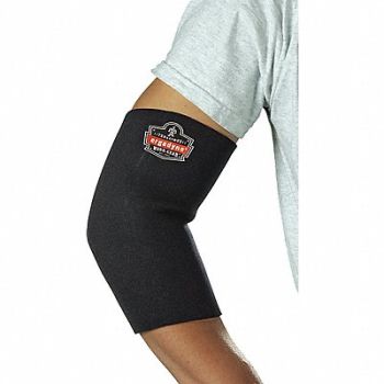 PROFLEX BY ERGODYNE Elbow Sleeve Pull-Over M Black, 34DW10