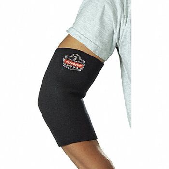 PROFLEX BY ERGODYNE Elbow Sleeve Pull-Over XL Black, 34DW12