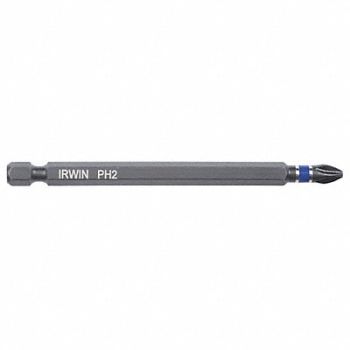 IRWIN Insert Bit Power Single End Hex Shank, 55KG67