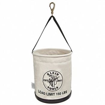 KLEIN TOOLS Bucket Bag Canvas Straight Wall OffWhite, 34E641