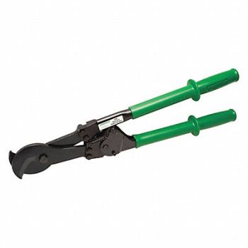 GREENLEE Hvy Duty Ratchet Cable Cuter Wt=12Lb, 34E867