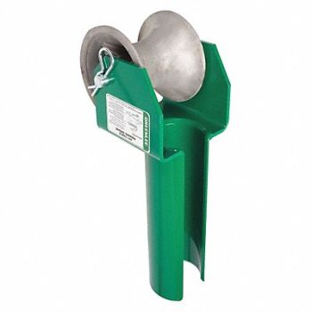 GREENLEE Cable Puller Sheave Al 5 6 500 lb Cap., 34E887