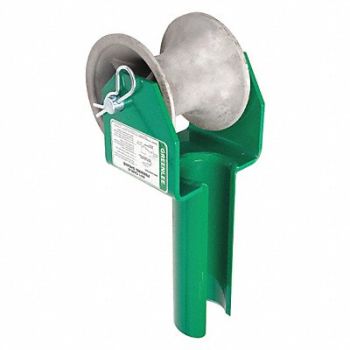 GREENLEE Cable Puller Sheave Al 5 6 050 lb Cap., 34E910