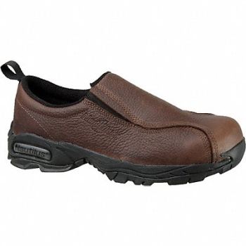 NAUTILUS SAFETY FOOTWEAR Loafer Shoe 10 Wide Brown Steel PR, 34EF82