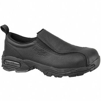 NAUTILUS SAFETY FOOTWEAR Loafer Shoe 10 Medium Black Steel PR, 34EF95