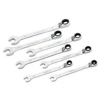 GREENLEE 7 Piece Wrench Set, 34F268
