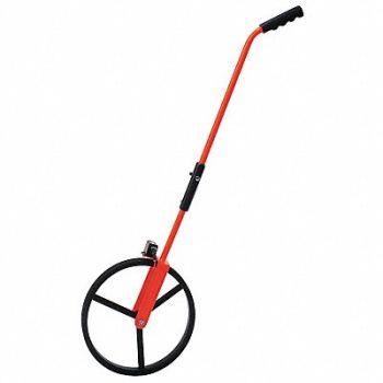 ROLATAPE Measuring Wheel 3 ft 11-1/4 Dia Orange, 34F785
