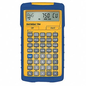 CALCULATED INDUSTRIES Electrical Calculator 8-1/4 x 6 In LCD, 34F811