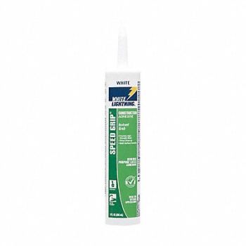 WHITE LIGHTNING Construction Adhesive 9 fl oz Cartridge, 34FW63