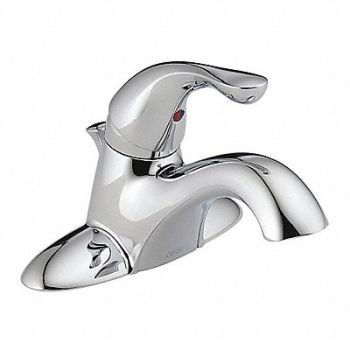DELTA Single Handle Centerset Lav Faucet, 34G025