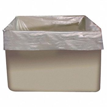 CELLUCAP Trash Bag 46 gal Clear PK25, 34G189