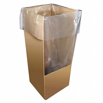CELLUCAP Trash Bag 38 gal Clear PK100, 34G190